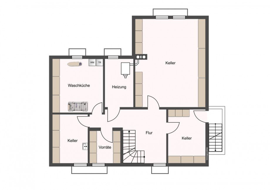 Kellergeschoss Einfamilienhaus Halstenbek