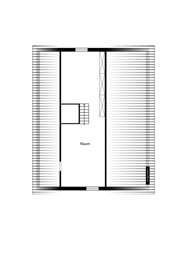 Grundriss_Dachgeschoss Mehrfamilienhaus Hamburg