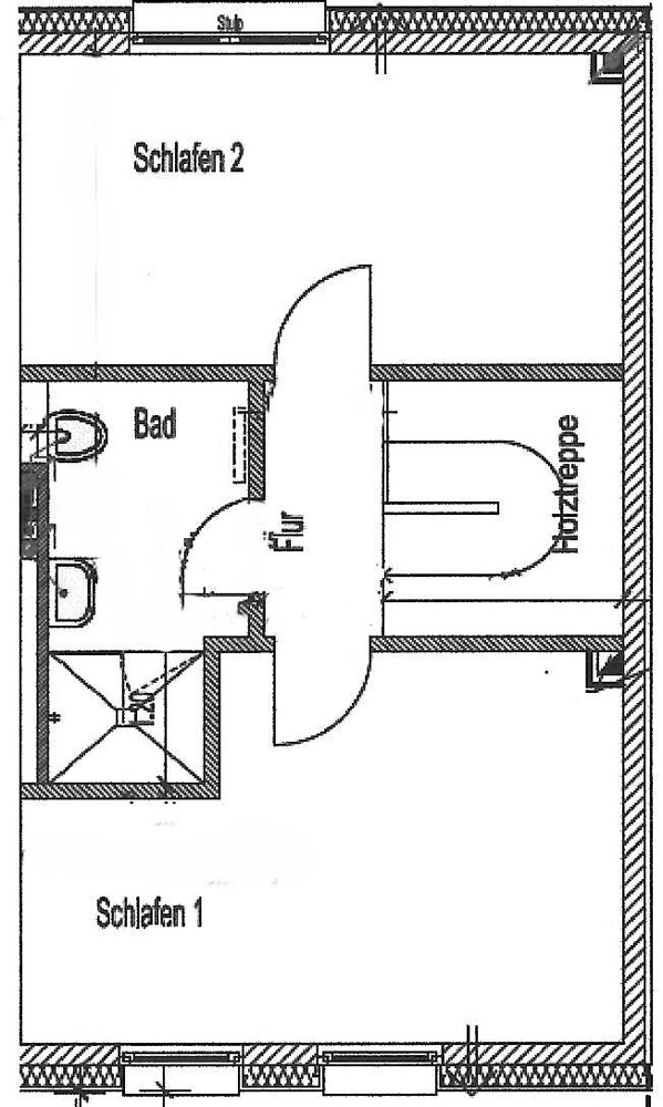 Obergeschoss Reihenhaus Holm
