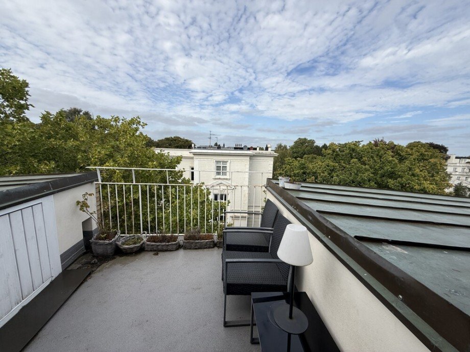 Terrasse Penthousewohnung Hamburg / Harvestehude