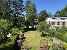 Gartenansicht Baugrundst�ck in Alt-Osdorf
f�r 2,5 - geschossiges Haus im Bauhausstil