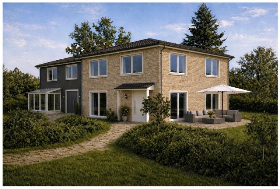 Baubeispiel Wohngrundst�ck Hamburg