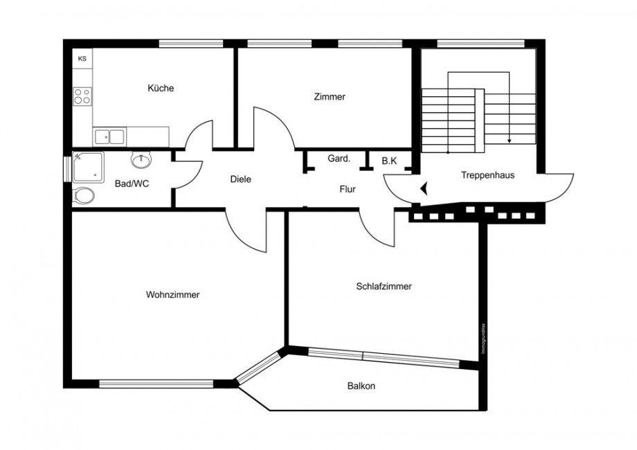 Grundriss Etagenwohnung Wedel