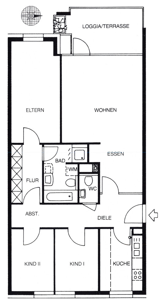Grundriss Etagenwohnung Schenefeld