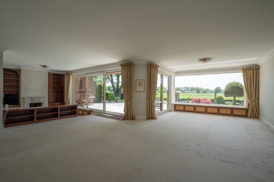 Wohnzimmer mit Blick Einfamilienhaus Elmshorn