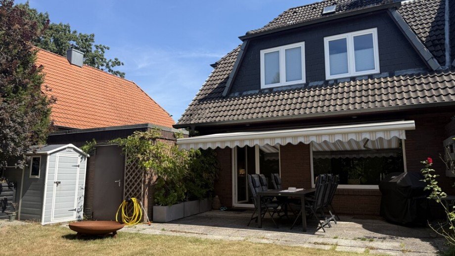 Gartenansicht Einfamilienhaus Schenefeld