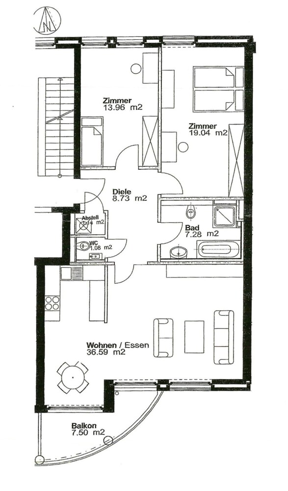  Etagenwohnung Hamburg