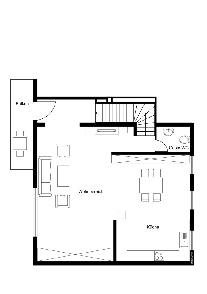 Wohnung 03 OG Mehrfamilienhaus Haseldorf / Altendeich