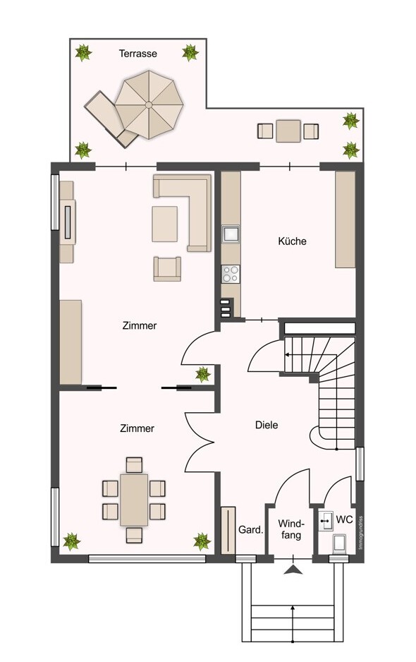 Erdgeschoss Einfamilienhaus Hamburg