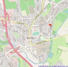 Lageplan Attraktives 5-Zimmer-Einfamilienhaus
mit Garten, Keller und ger�umiger Garagenhalle im Ortskern