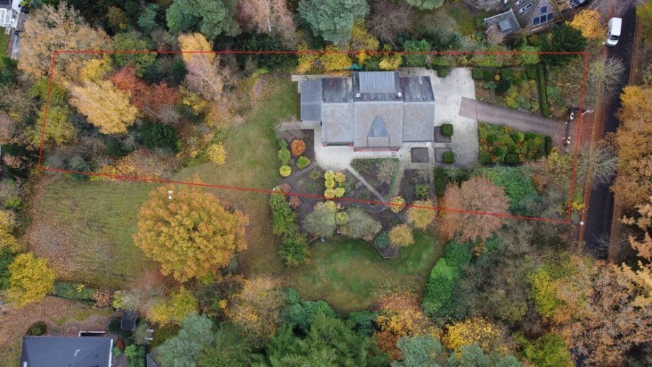 Drohenansicht Villa Pinneberg