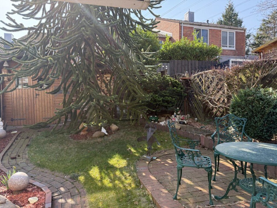 Garten Reihenmittelhaus Hamburg