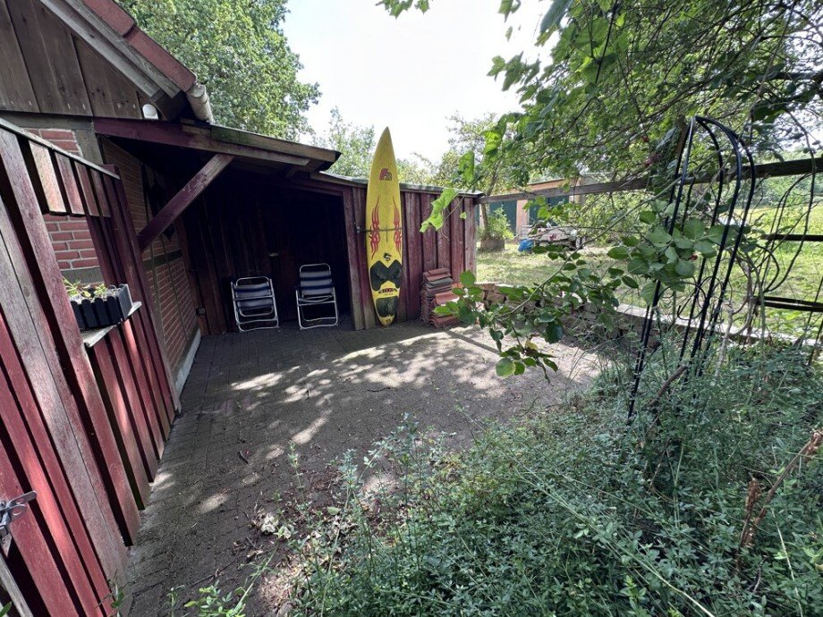 Terrasse und Schuppen Maisonettewohnung Schenefeld