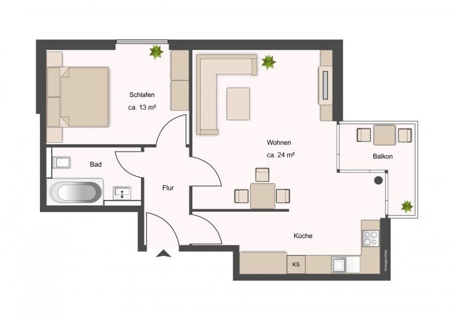  Erdgeschosswohnung Schenefeld