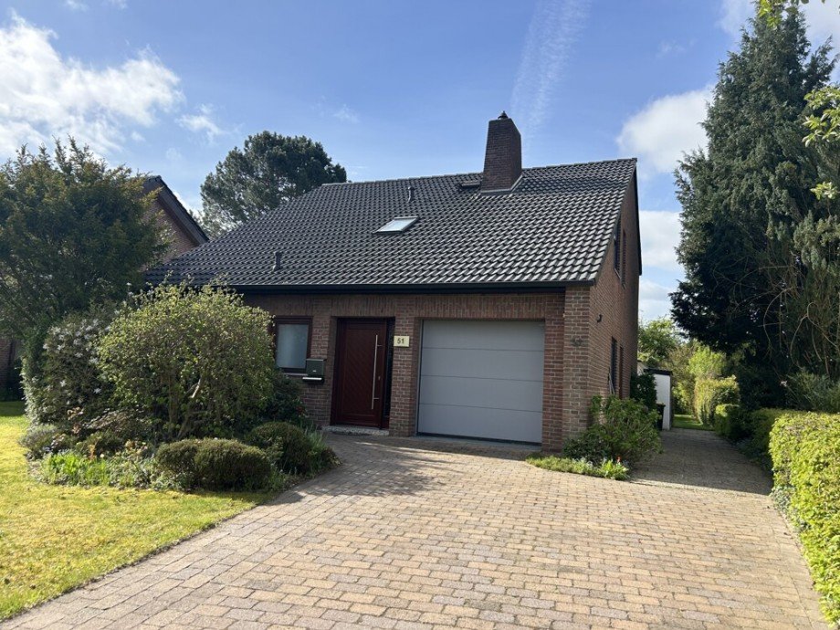Ansicht vorne Einfamilienhaus Prisdorf