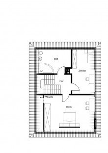 Grundriss_OG Klassisches Walmdach-Einfamilienhaus mit sonnigem Grundst�ck in Lurup