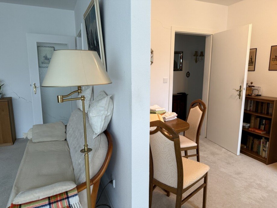 Blick in die Zimmer Etagenwohnung Wedel