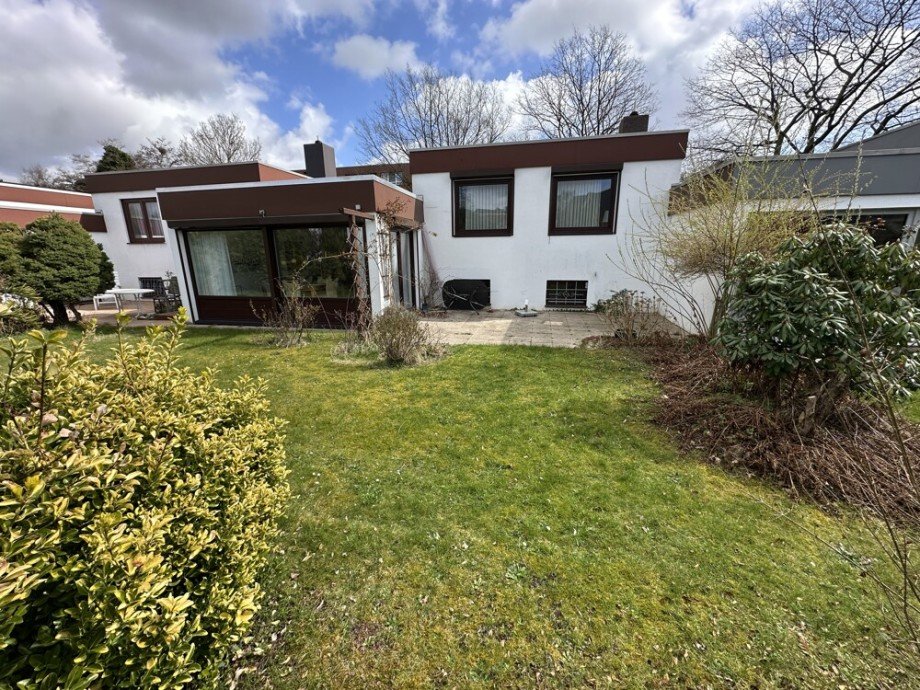 hintere Hausansicht Bungalow Schenefeld
