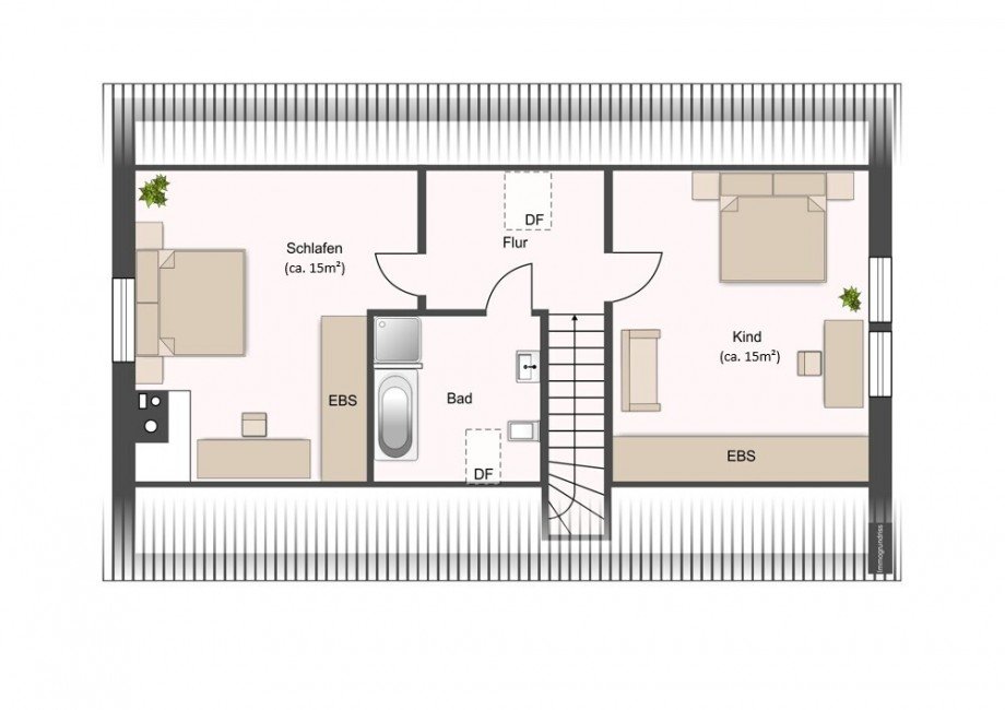 Dachgeschoss Einfamilienhaus Rellingen