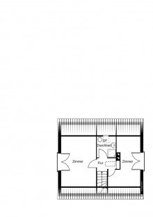 Grundriss_OG Attraktives 5-Zimmer-Einfamilienhaus
mit Garten, Keller und ger�umiger Garagenhalle im Ortskern