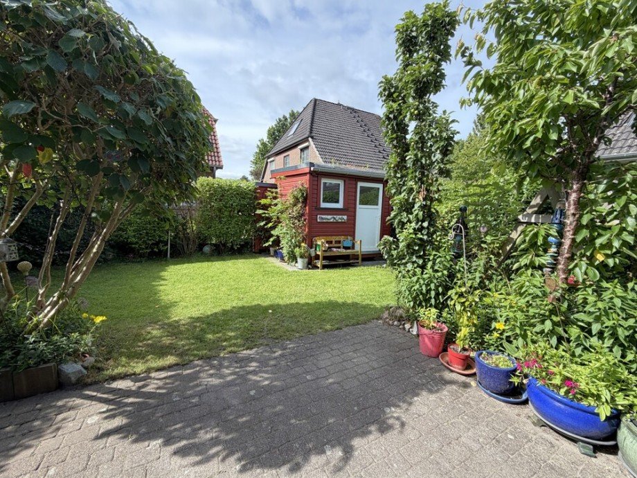 Garten Doppelhaush�lfte Halstenbek