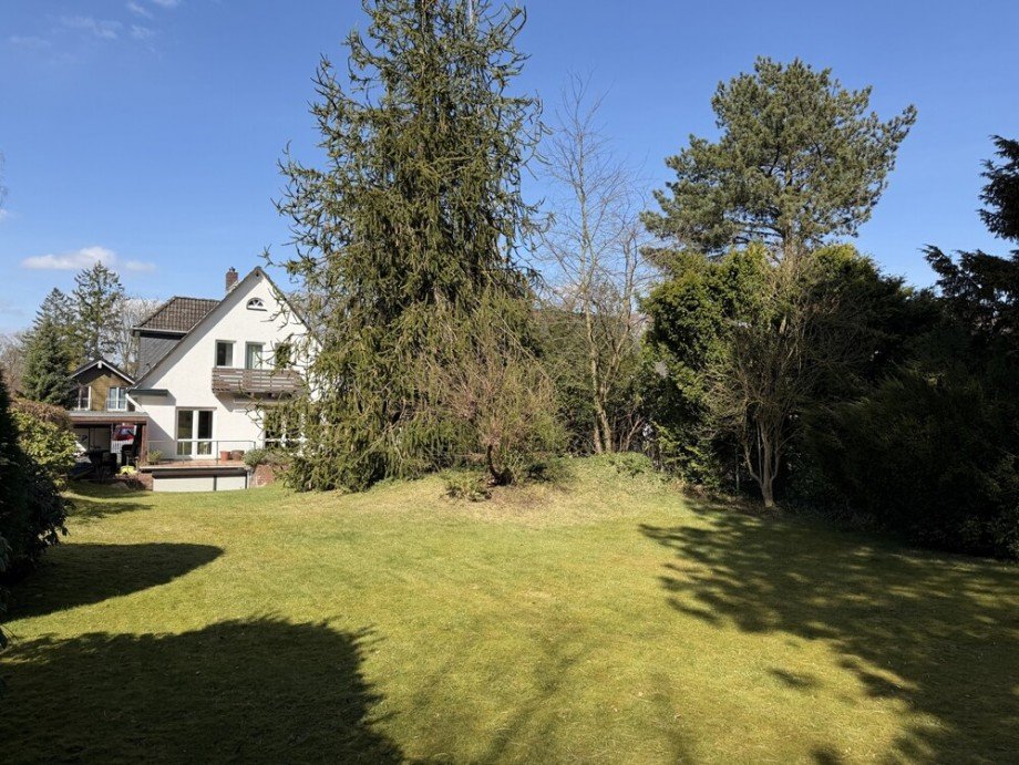 Ansicht Garten Wohngrundst�ck Hamburg