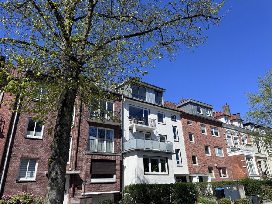 Hausansicht Maisonettewohnung Hamburg / Eilbek