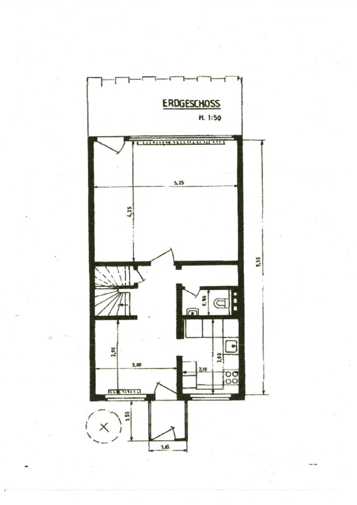 Grundriss EG Reihenendhaus Schenefeld