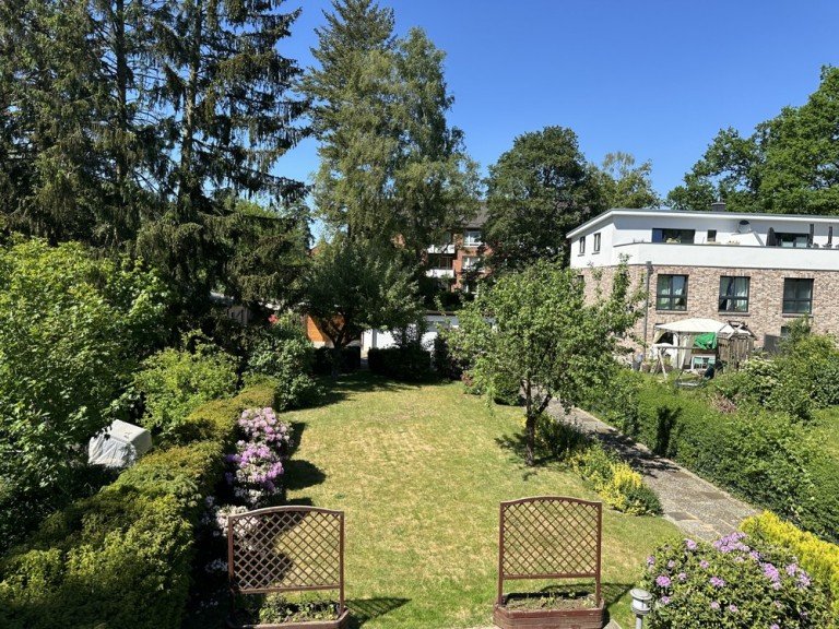Gartenansicht Hamburg / Osdorf Wohngrundst�ck Baugrundst�ck in Alt-Osdorff�r 2,5 - geschossiges Haus im Bauhausstil