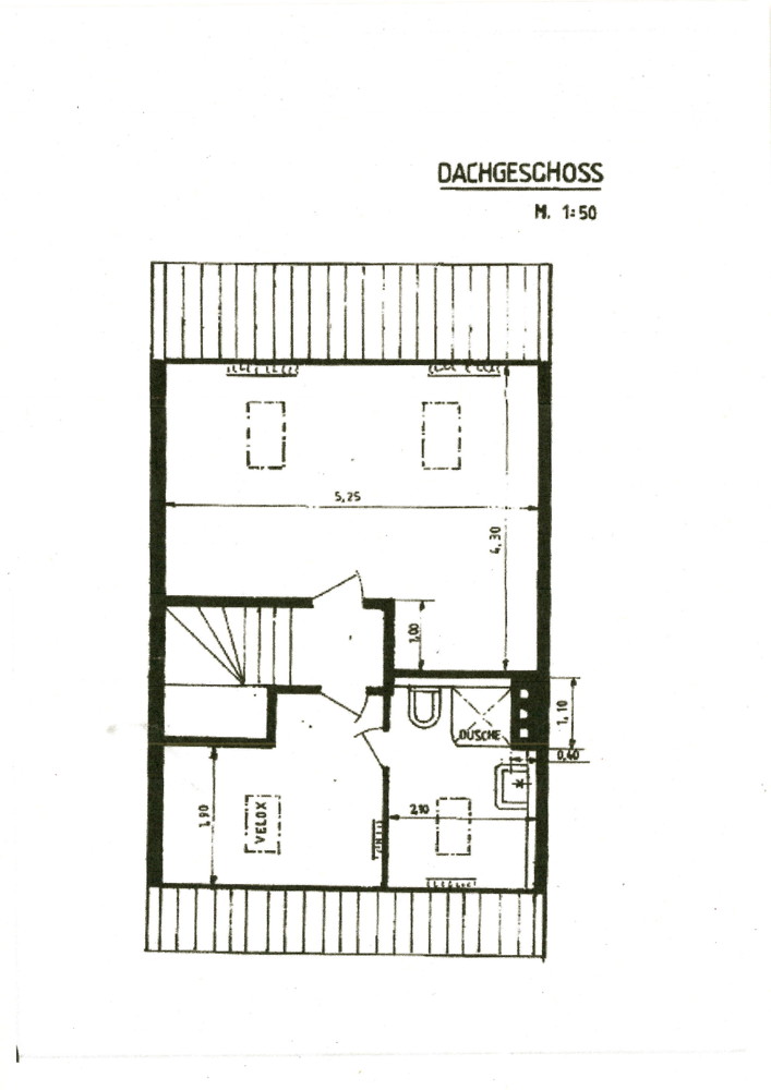 Grundriss DG Reihenendhaus Schenefeld