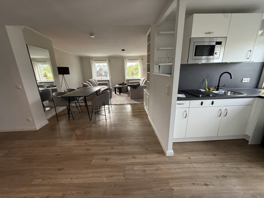 Wohnraum Penthousewohnung Hamburg / Harvestehude