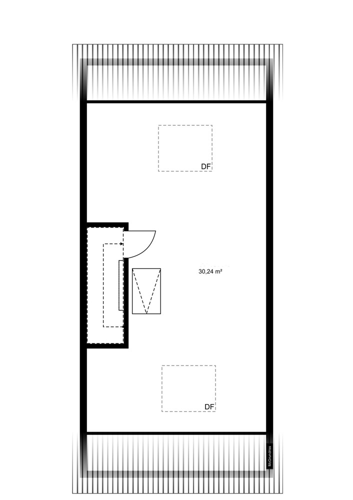 Grundriss_Dachstudio Reihenmittelhaus Halstenbek