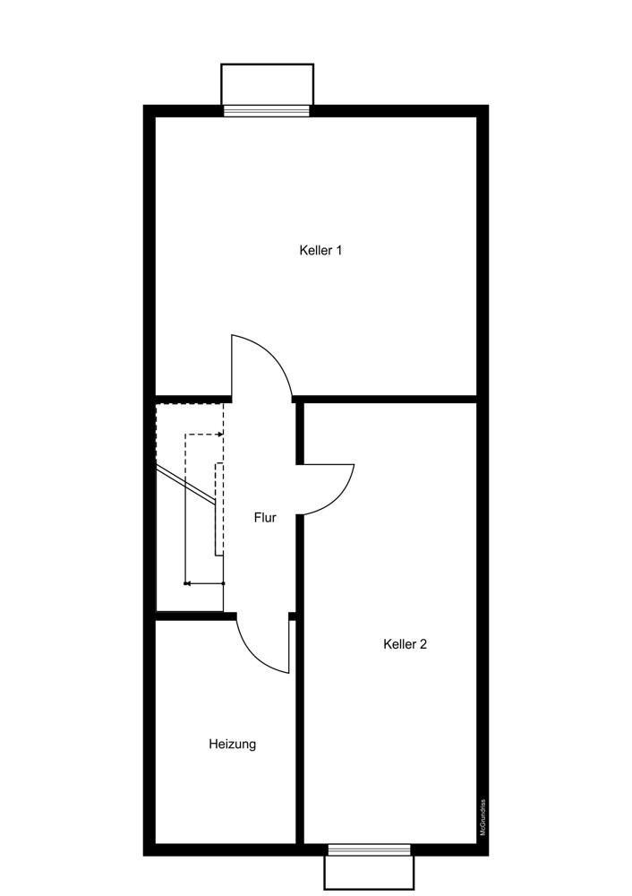 Grundriss_KG Reihenmittelhaus Halstenbek