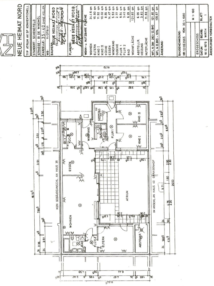 Grundriss Bungalow Schenefeld