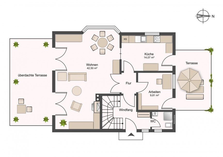 Erdgeschoss Einfamilienhaus Wedel