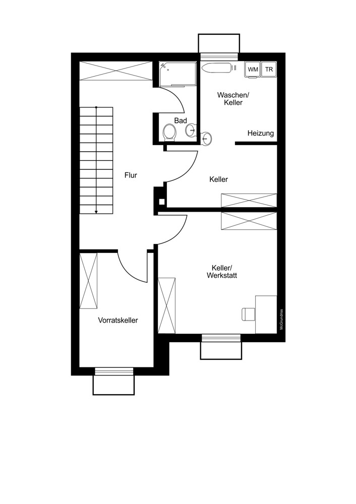 Keller Reihenmittelhaus Hamburg