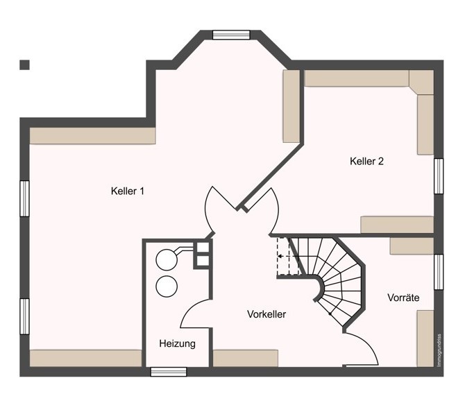 Kellergeschoss Einfamilienhaus Lutzhorn