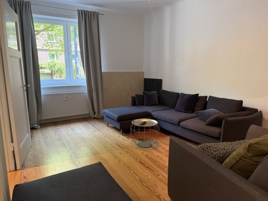 Wohnzimmer Etagenwohnung Hamburg