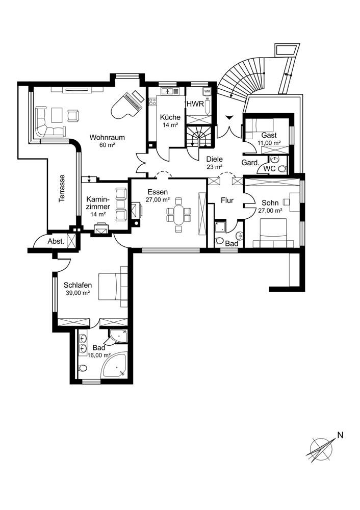 Erdgeschoss Einfamilienhaus Elmshorn