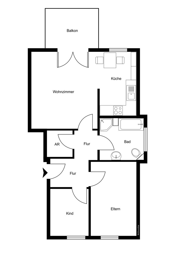 Grundriss Etagenwohnung Schenefeld