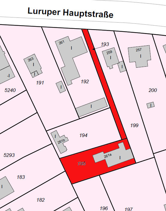 COURTAGEFREI ! Bauplatz – ruhig & grün für Einfamilien- oder Doppelhaus in zentraler Lage von Lurup