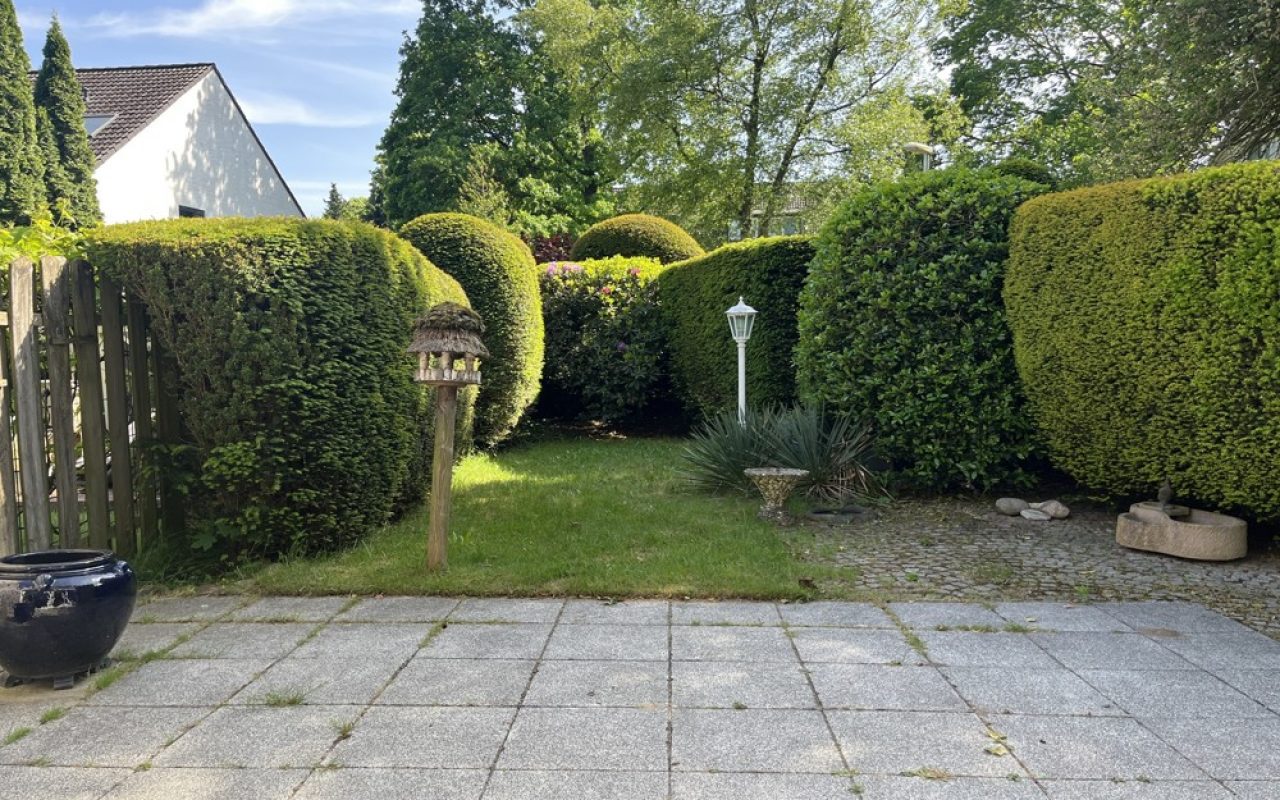 Terrasse und Garten