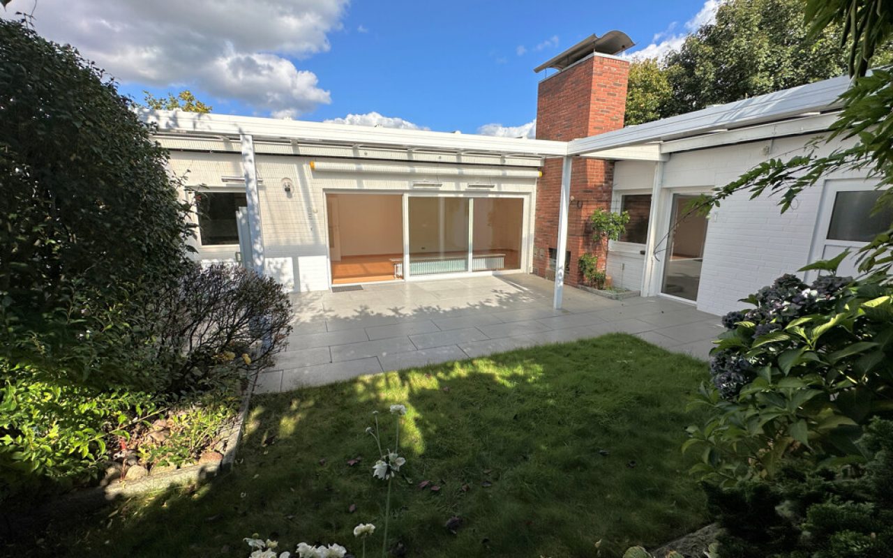 Atrium - hintere Hausansicht