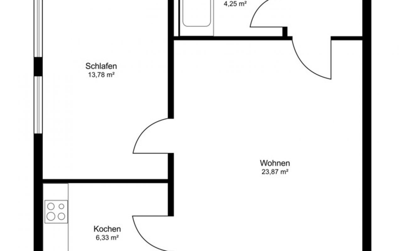Grundriss WE 06 1.OG